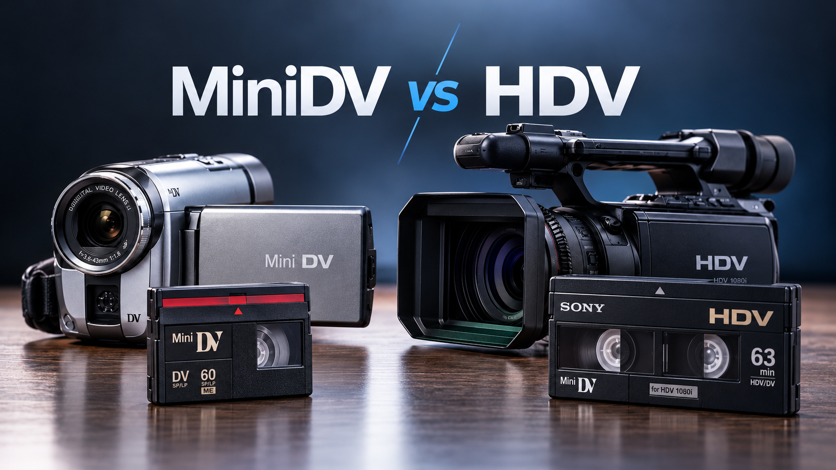 MiniDV vs HDV cómo saber si tus cintas son en alta definición