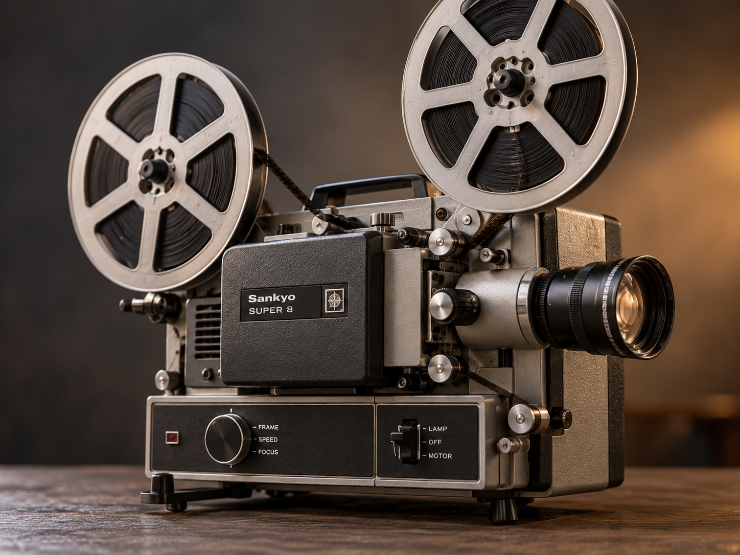 Proyector Super 8 estropeado